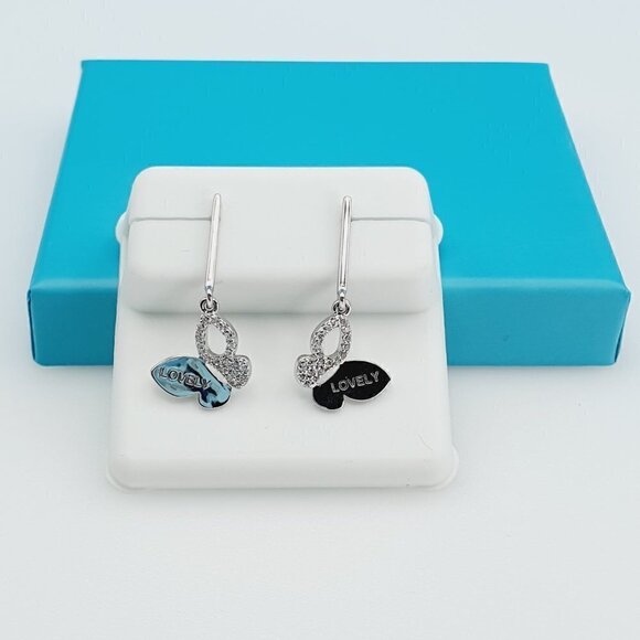 "925 Sterling Silver CZ Beautiful Lovely Earrings for Women, 1USPAR4259 - Picture 5 of 11